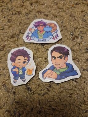 Stardew Valley Shane Sticker Set - Cozy Farm Game